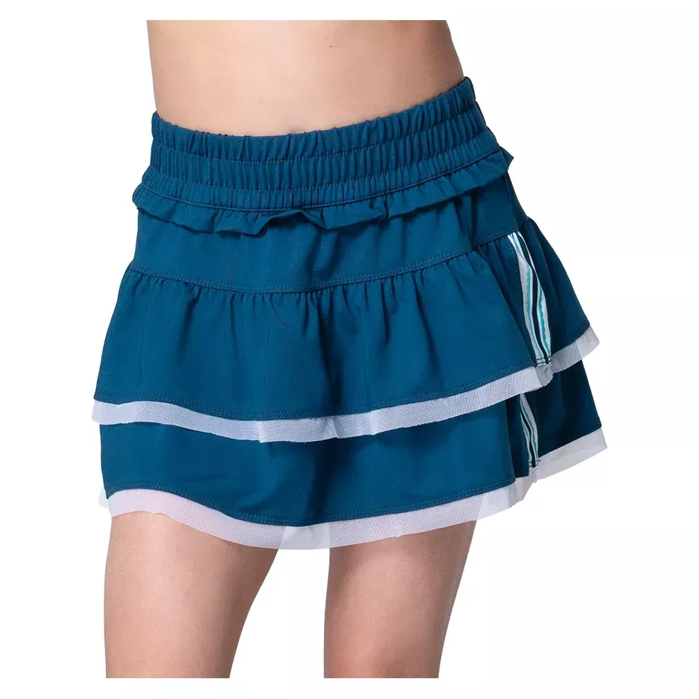 Girls' Winner's Circle Tennis Skort Navy