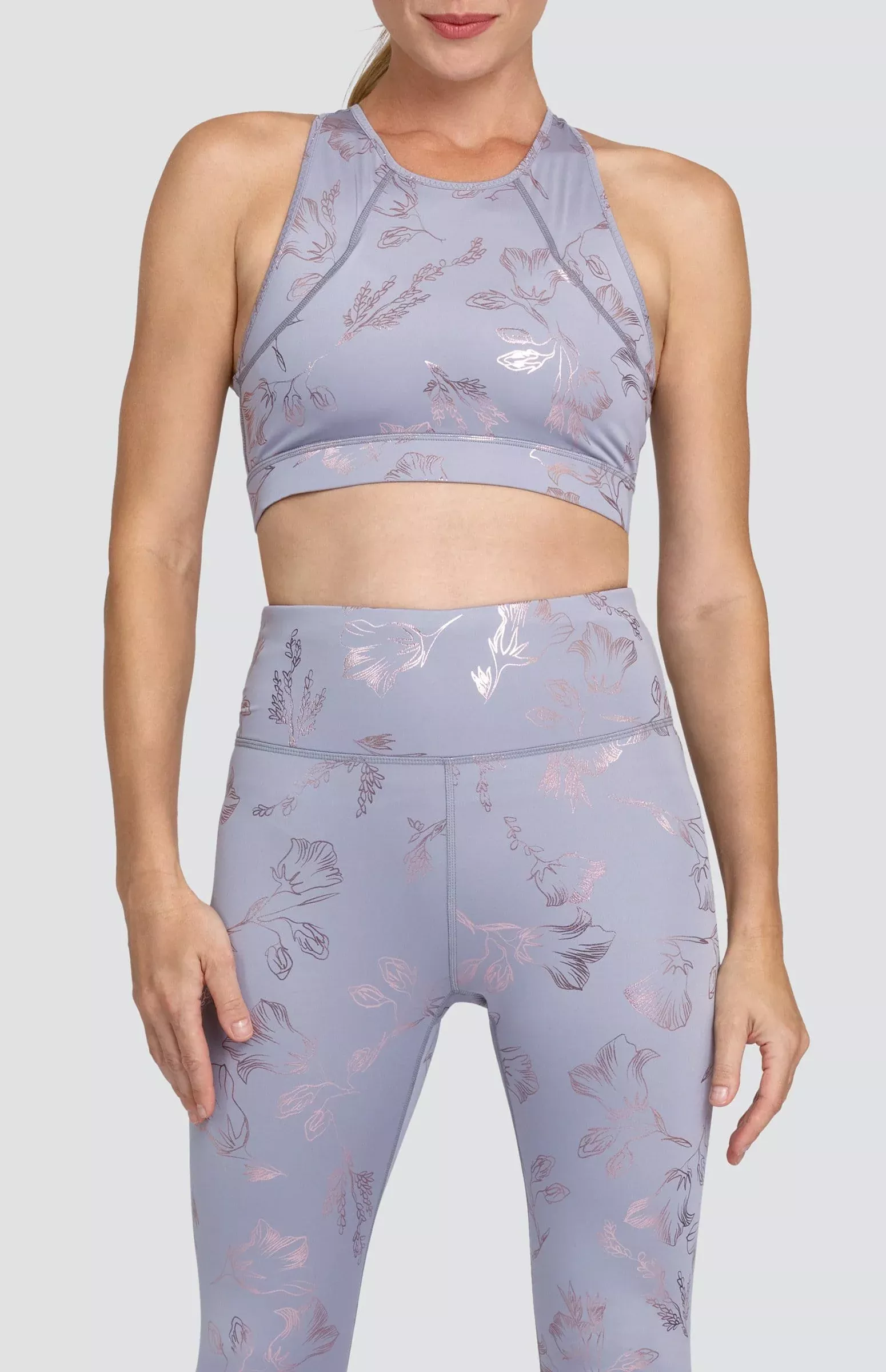 Gold Sports Bra - Meadow