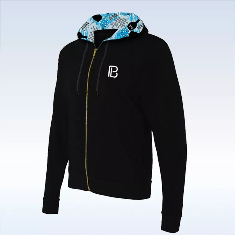 Graffiti 2 Black Full-Zip Hoodie
