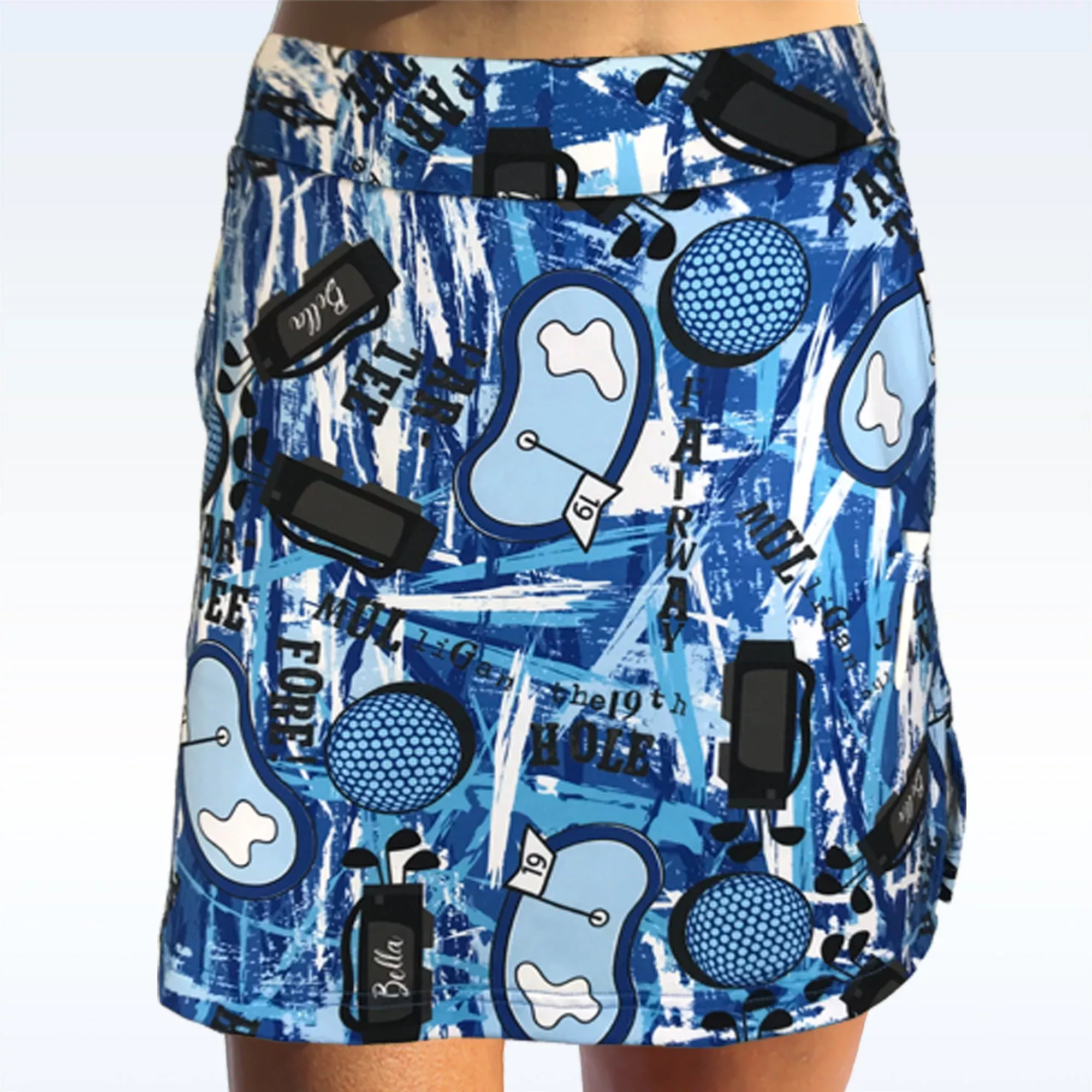 Graffiti 2 Straight Golf Skort