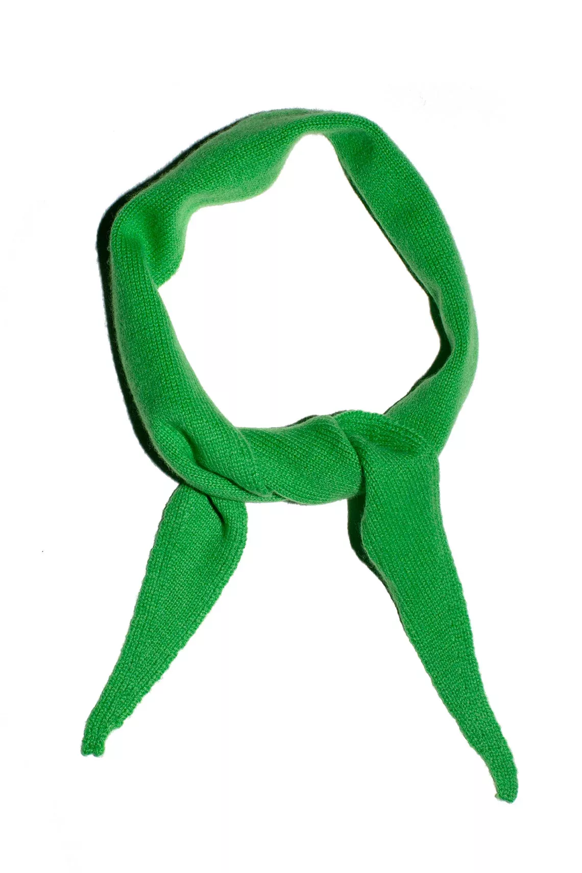 Green Cashmere Mini Scarf
