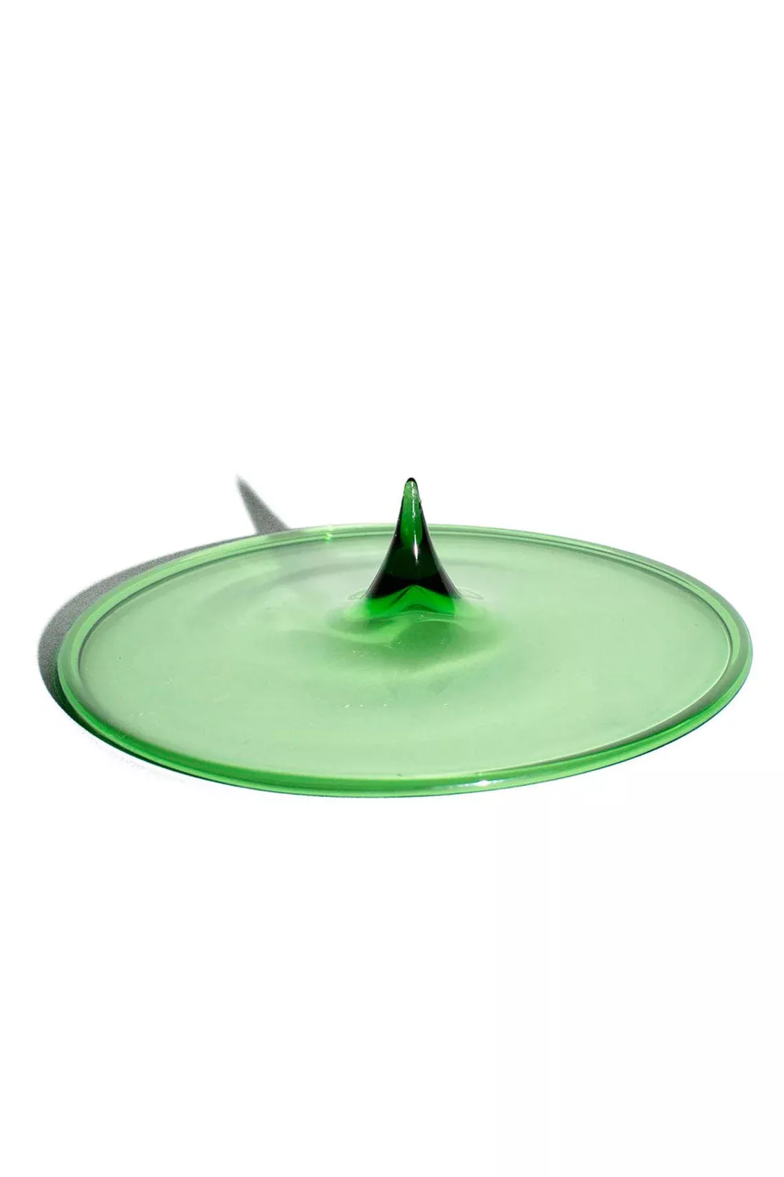 Green A La Pointe Candle Holder