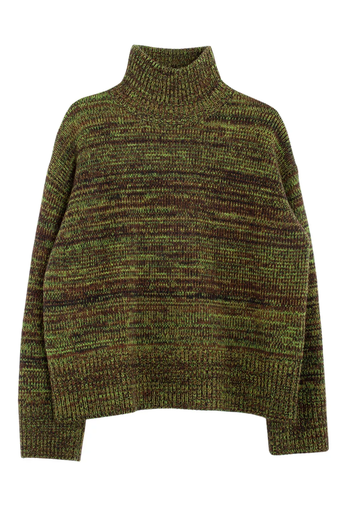 Green Melange Freddie Sweater