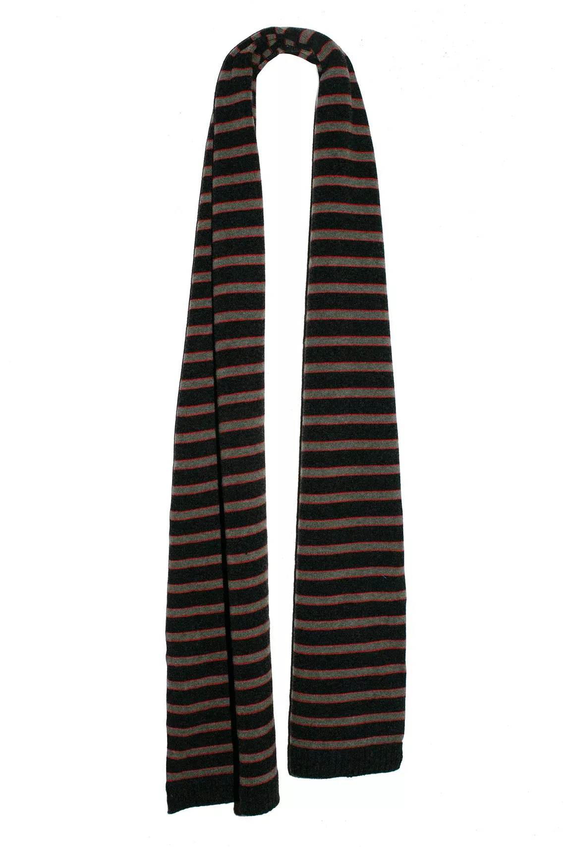 Grey Stripe Bela Scarf