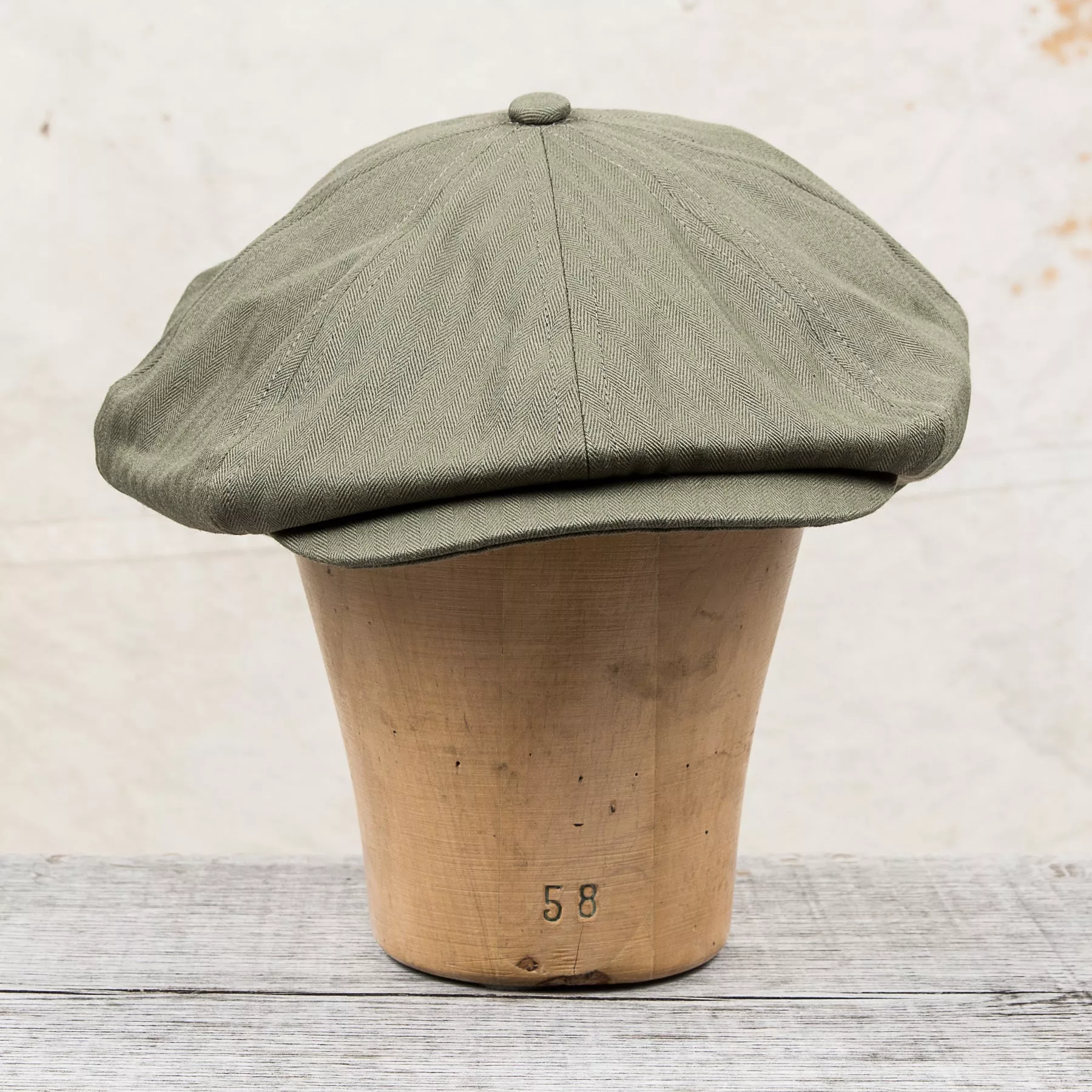 H. W. Dog & Co. Peaky Cap Khaki