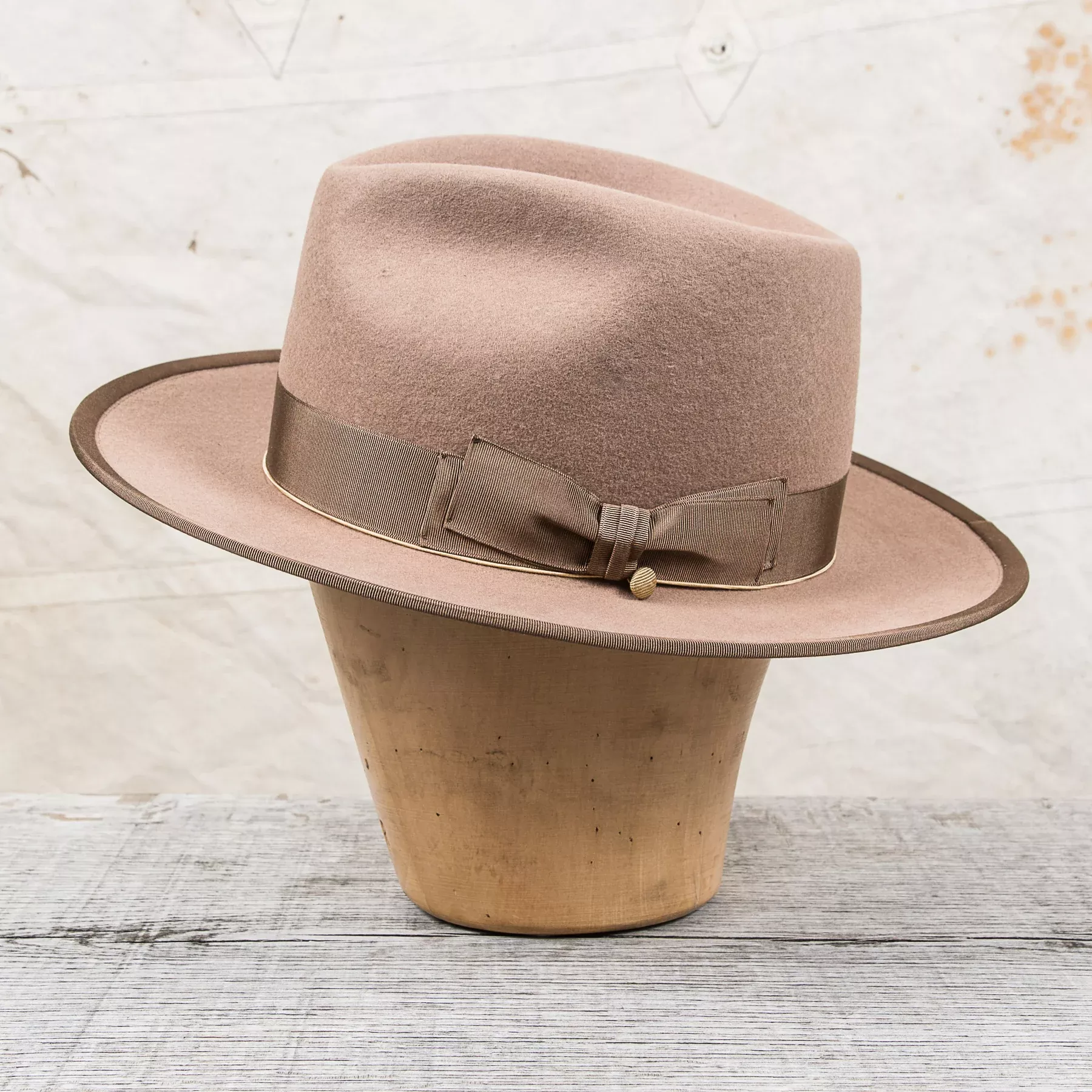 H. W. Dog & Co. Point-H Beige Wool Hat