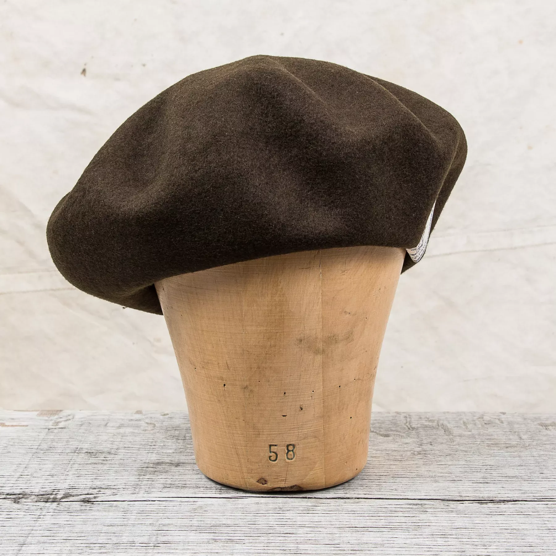 H. W. Dog & Co. Wool Baret Brown