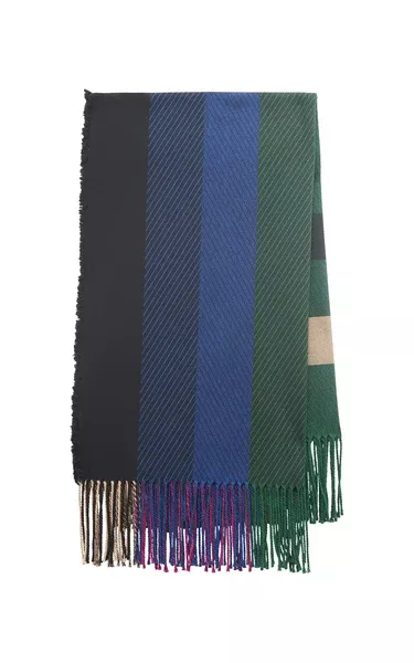 Halo Plaid Blanket in Multi Cashmere