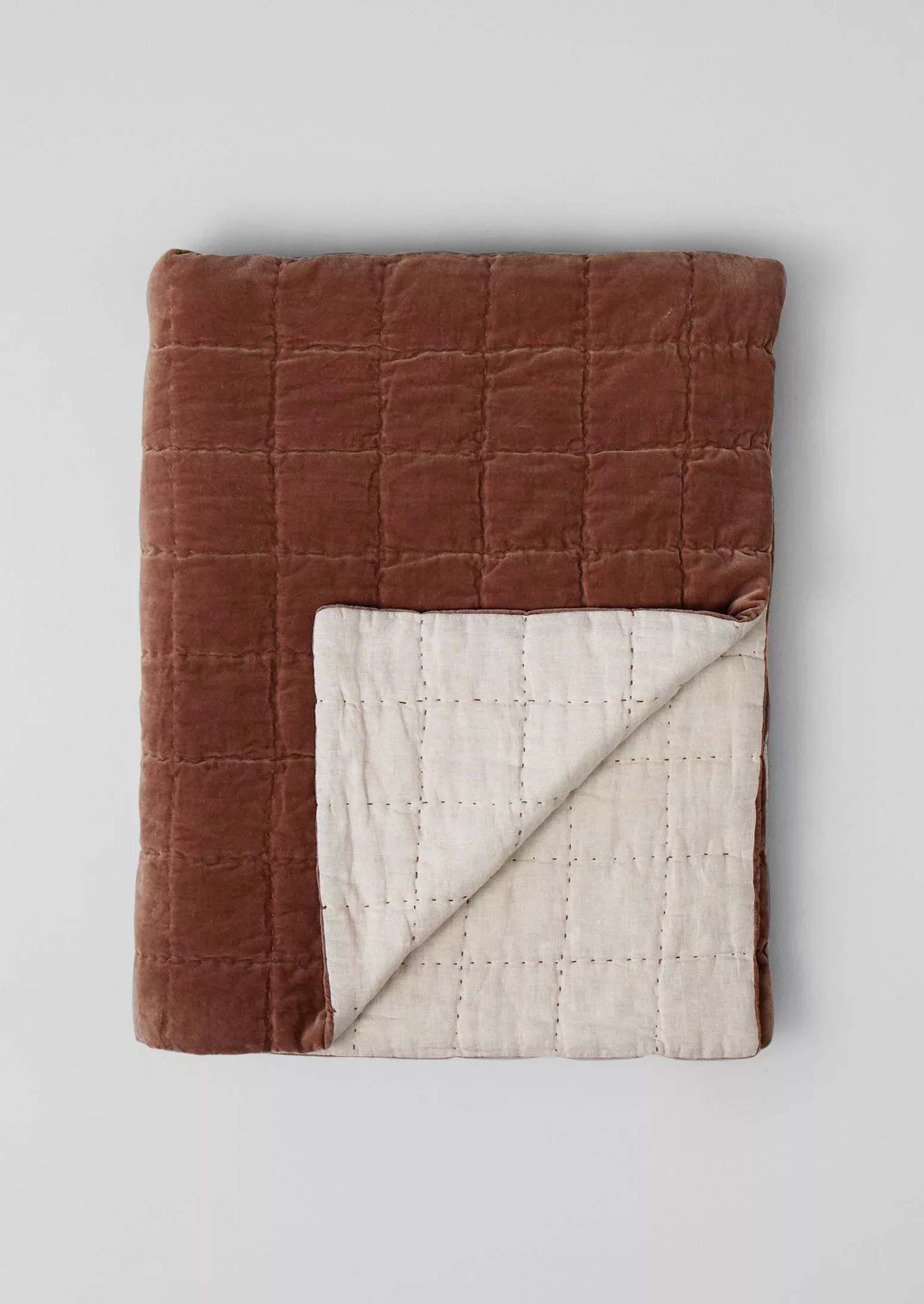 Hand Stitched Organic Velvet Quilt