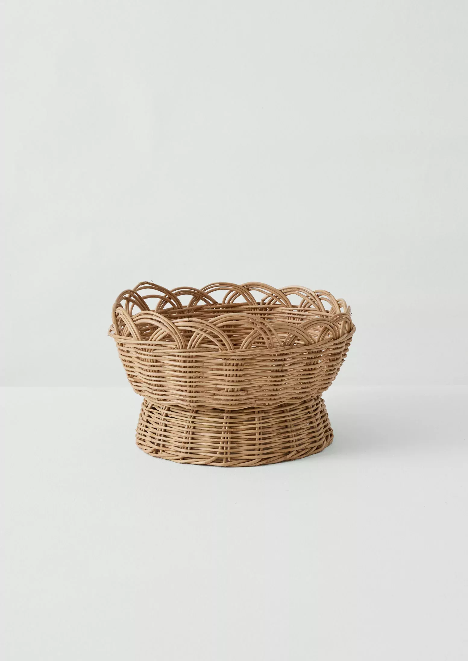 Handwoven Wicker Fruit Bowl