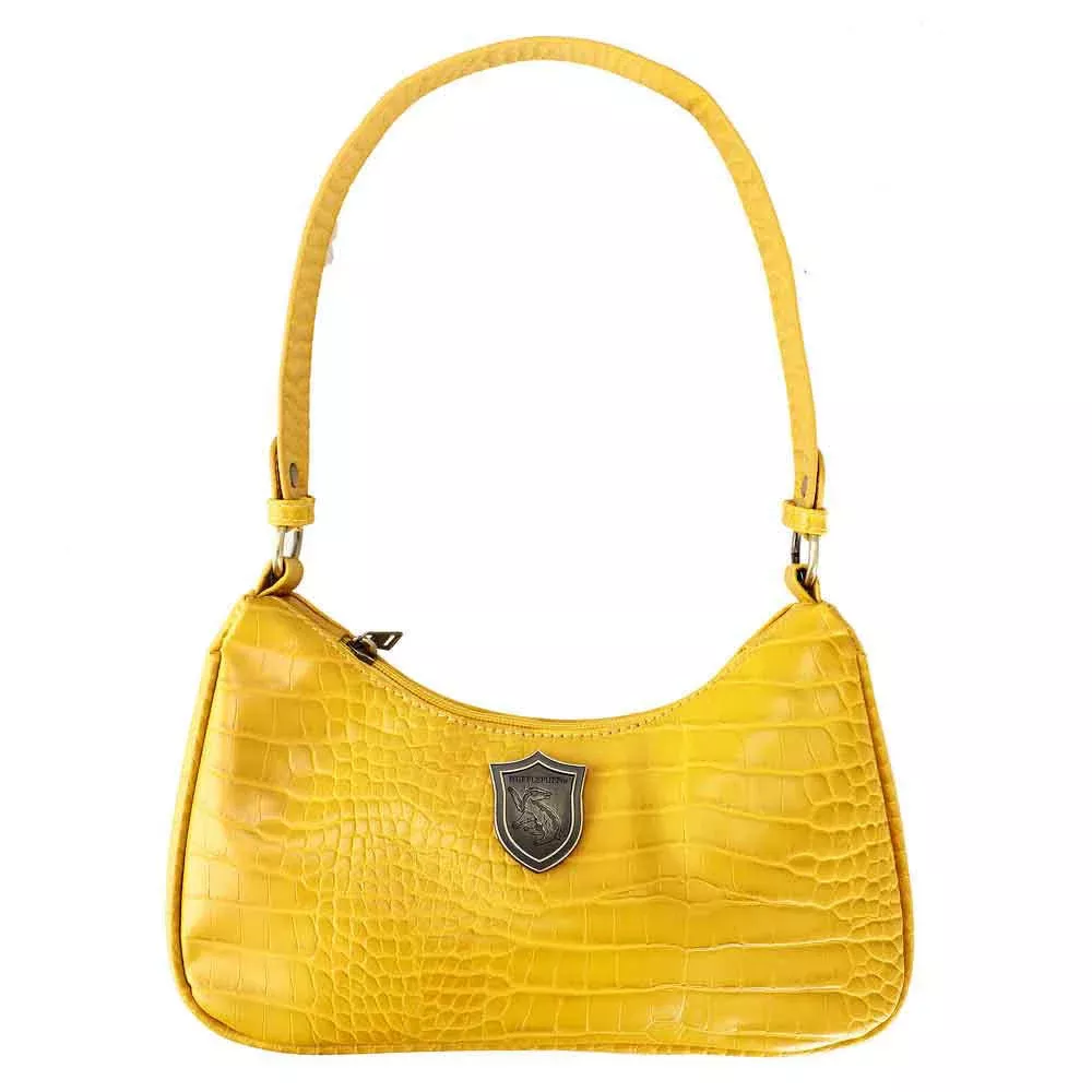 Harry Potter Hufflepuff Metal Badge Shoulder Bag