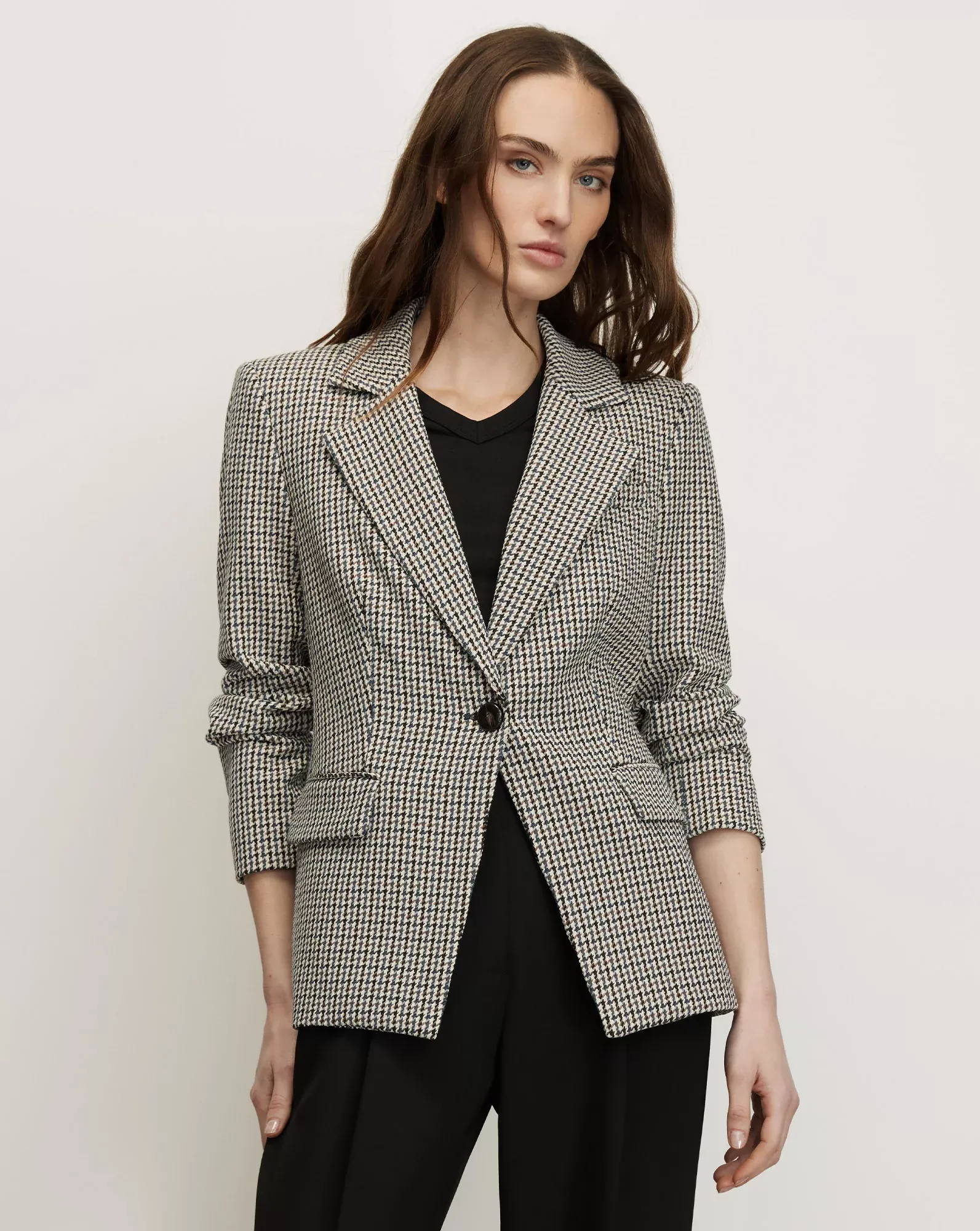 Healy Houndstooth Dickey Jacket