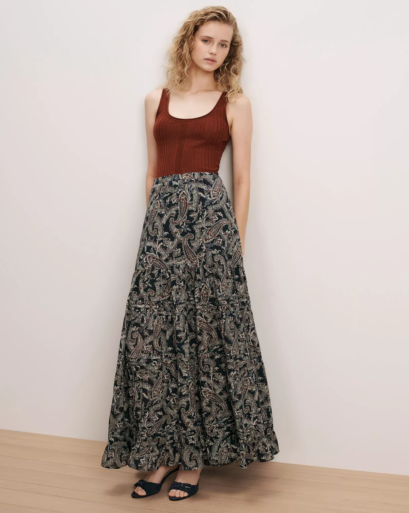 Heatheralyn Paisley Maxi Skirt