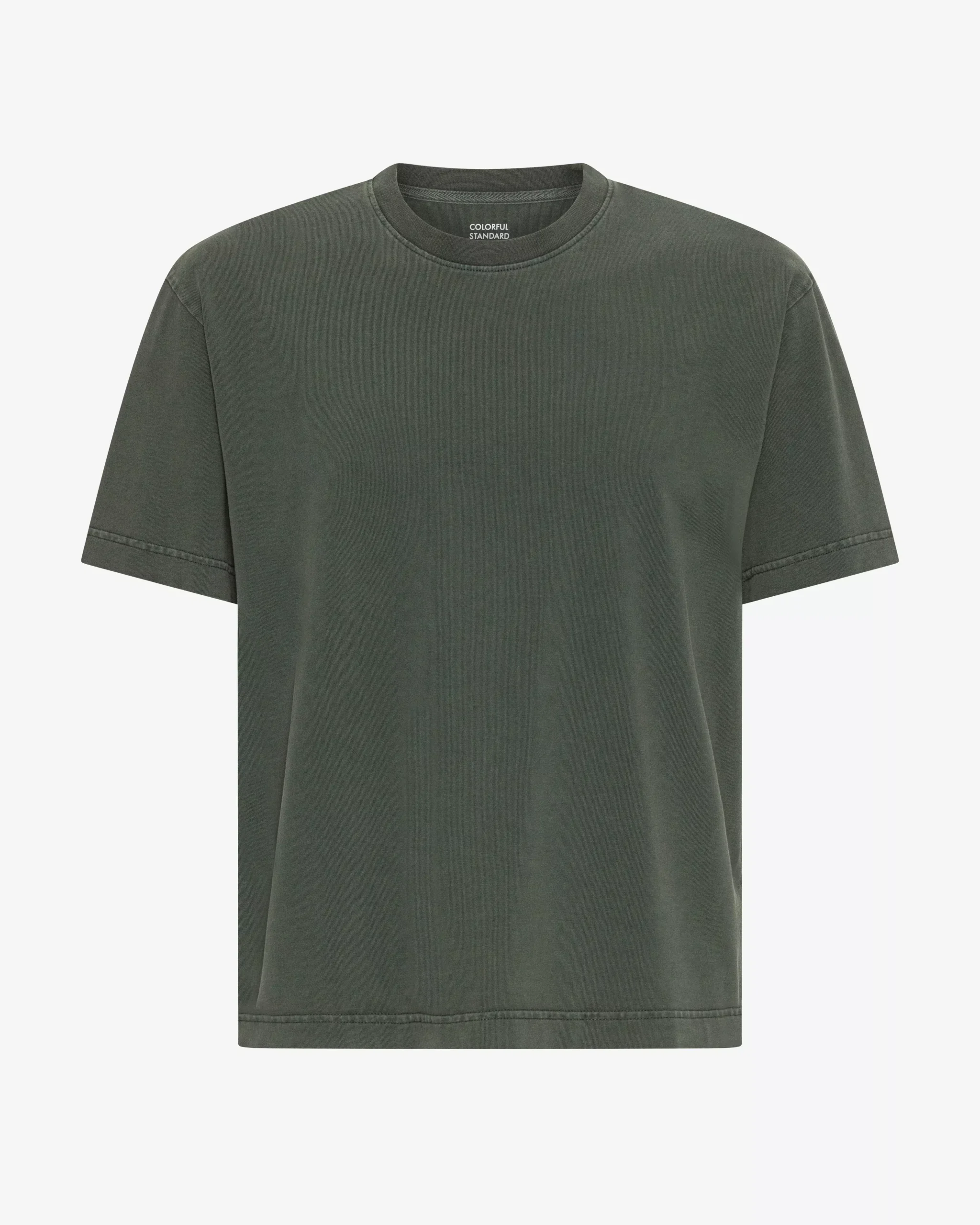 Heavy Organic Boxy Tee - Midnight Forest