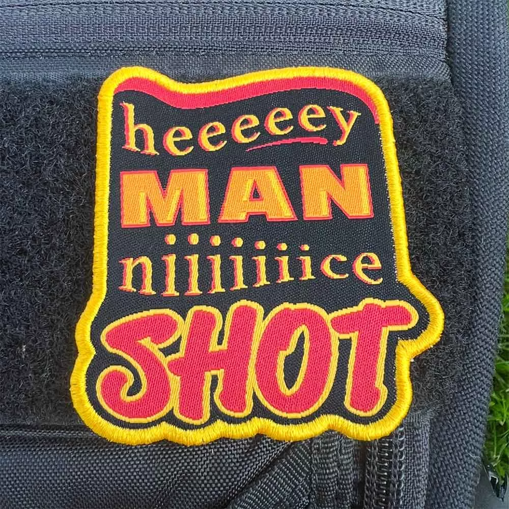 Hey Man Nice Shot Disc Golf Patches