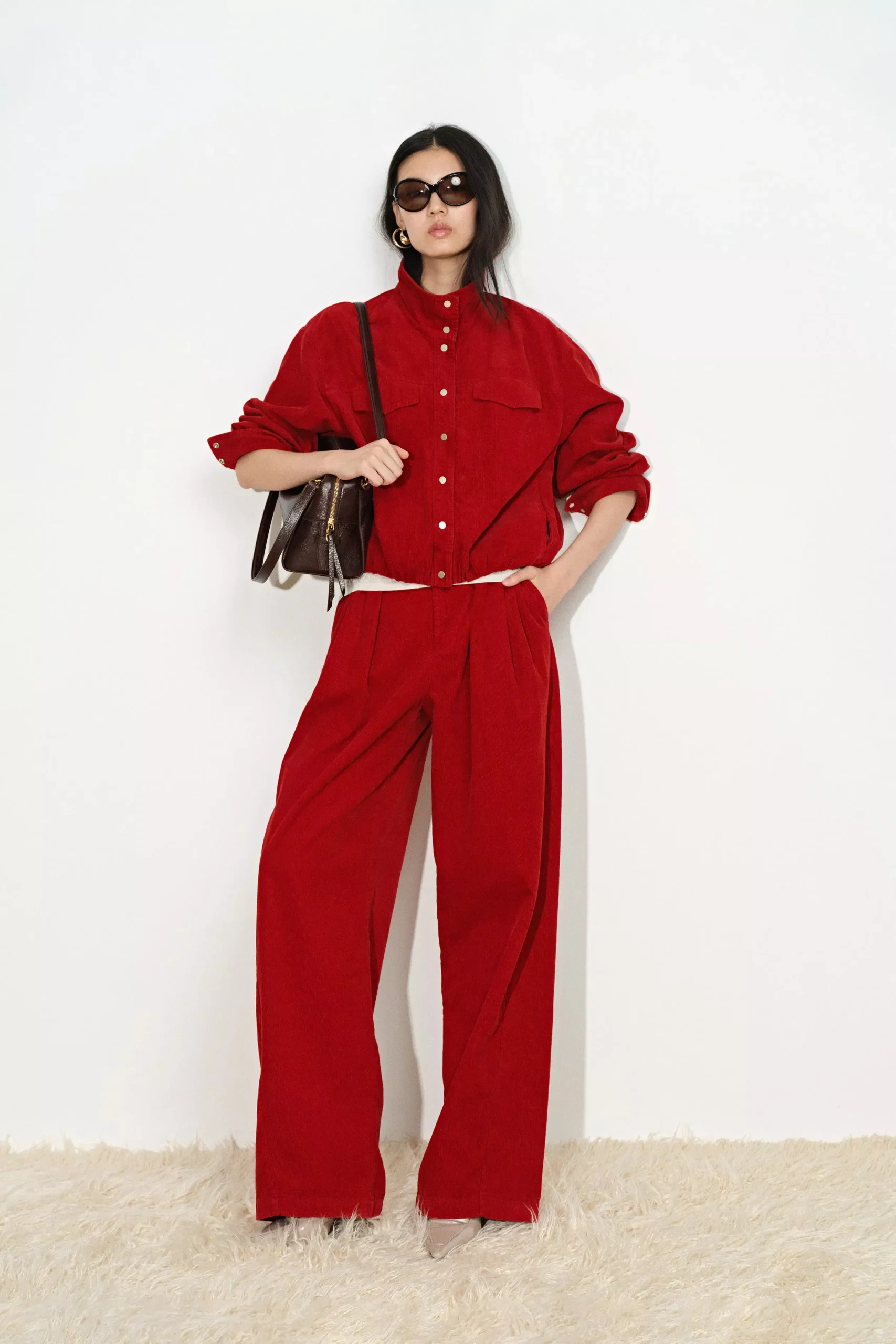 Honora Balloon Jacket in Cotton Corduroy