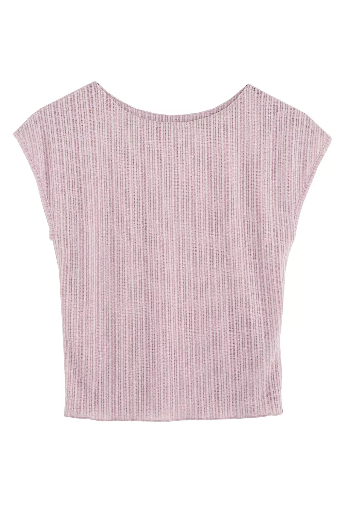 Ice Pink Mesh Tee