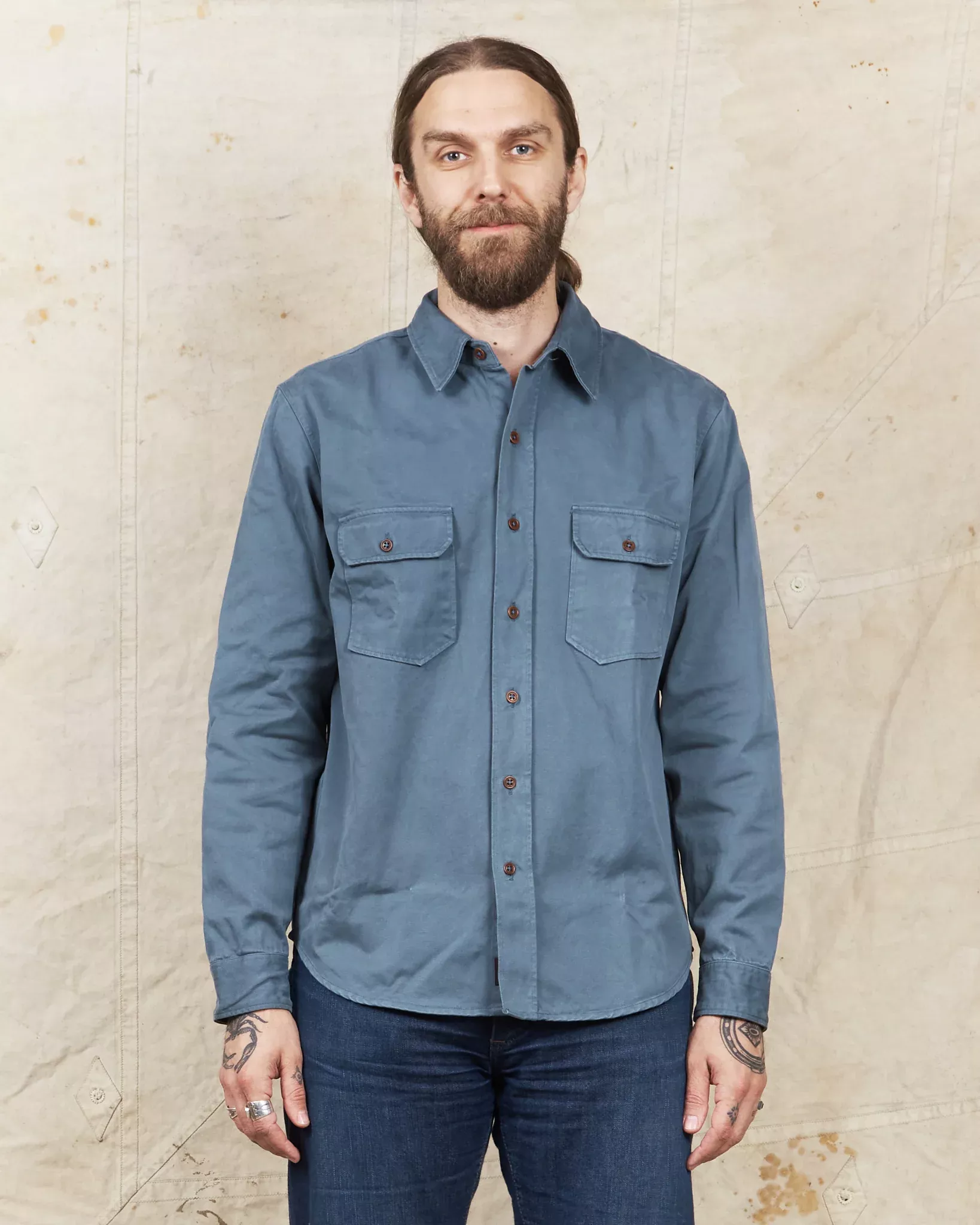 Indigofera Alamo Shirt Cloudburst