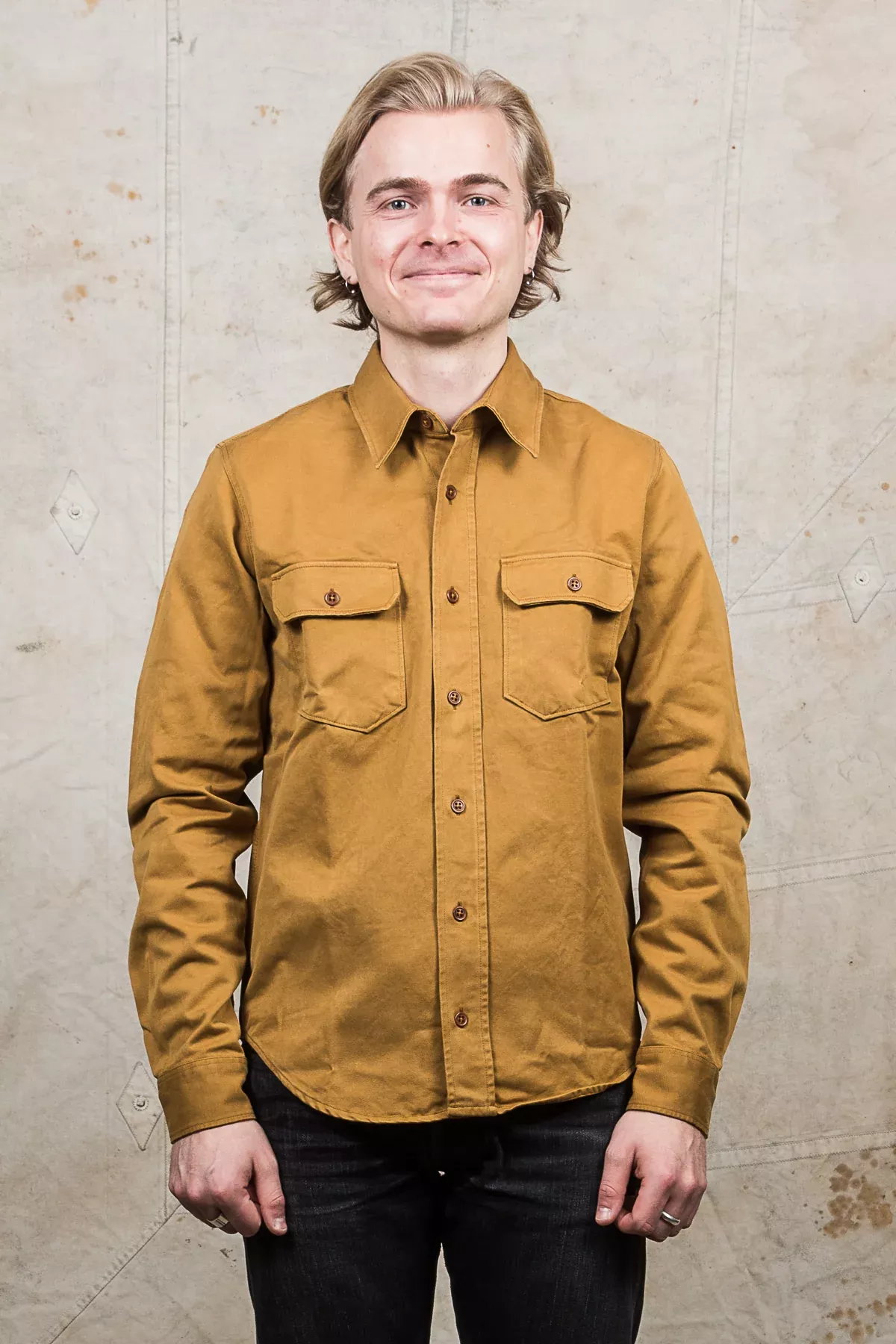 Indigofera Alamo Shirt Golden Oak