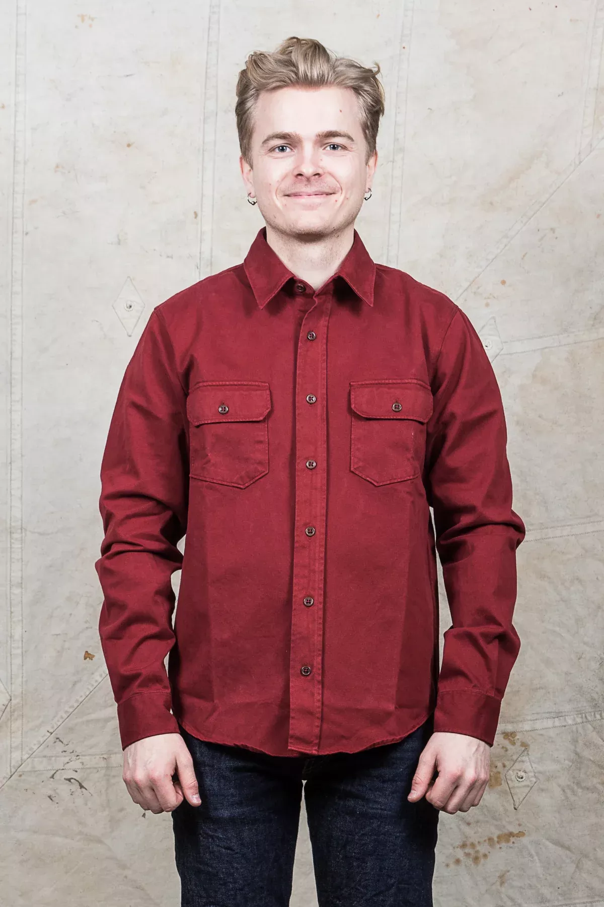 Indigofera Alamo Shirt Guajillo Red