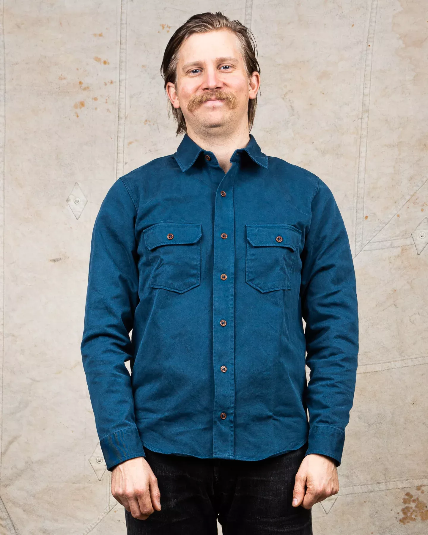 Indigofera Alamo Shirt Poseidon