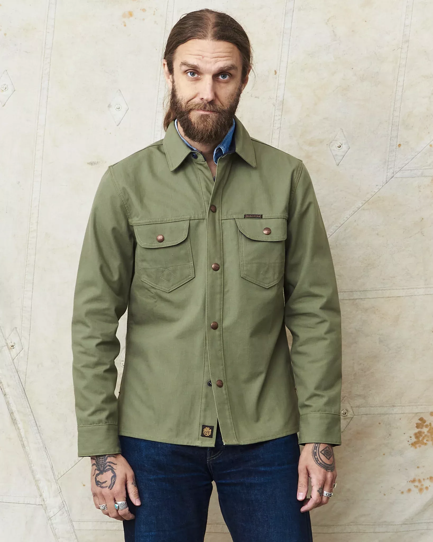 Indigofera Copeland Jacket United Duck Canvas Green