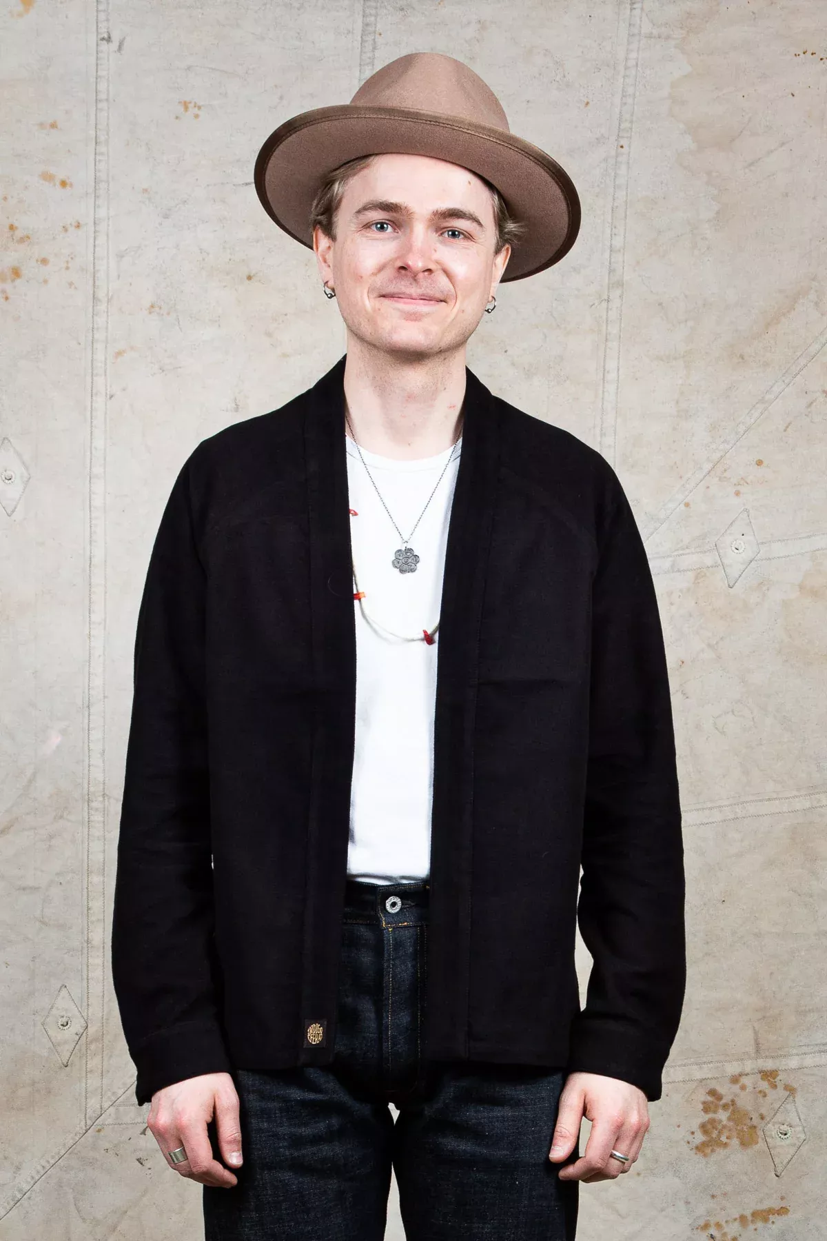 Indigofera Slowhand Shirt Moleskin Black