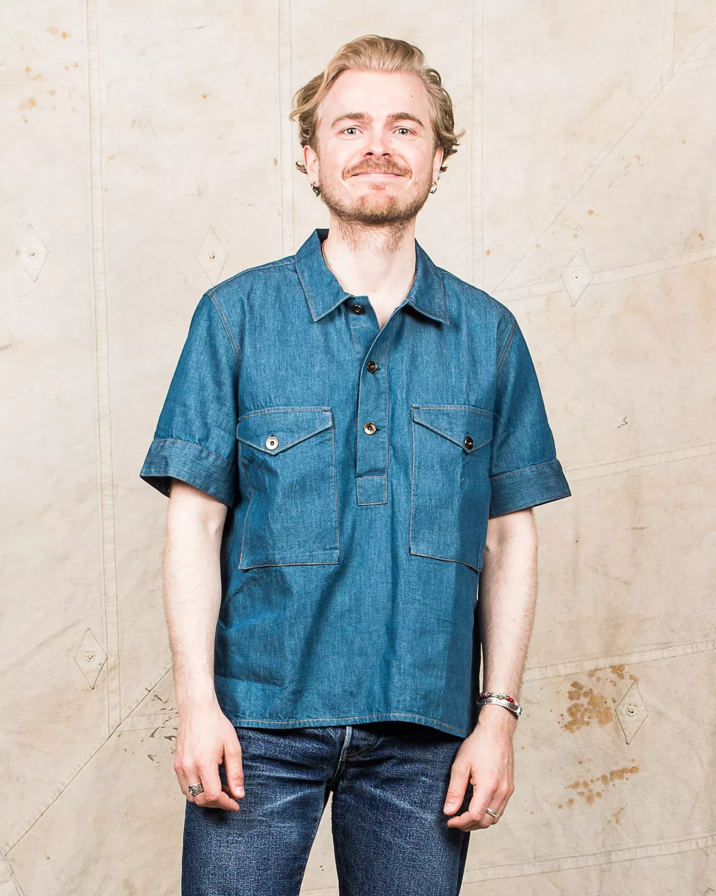 Indigofera Teeter Shirt Cordova Denim Petrol