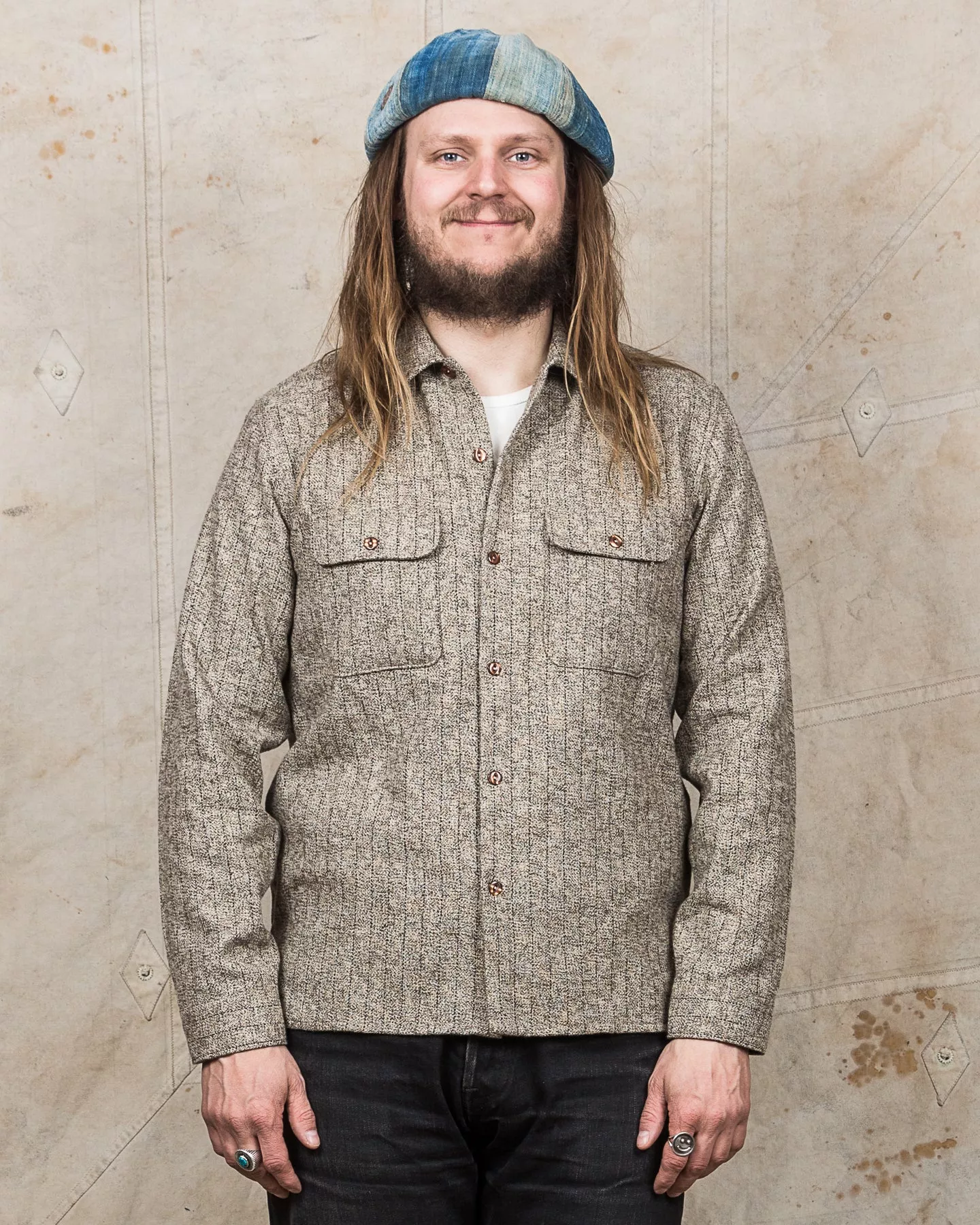 Indigofera Webster Shirt Low Twist Stripe
