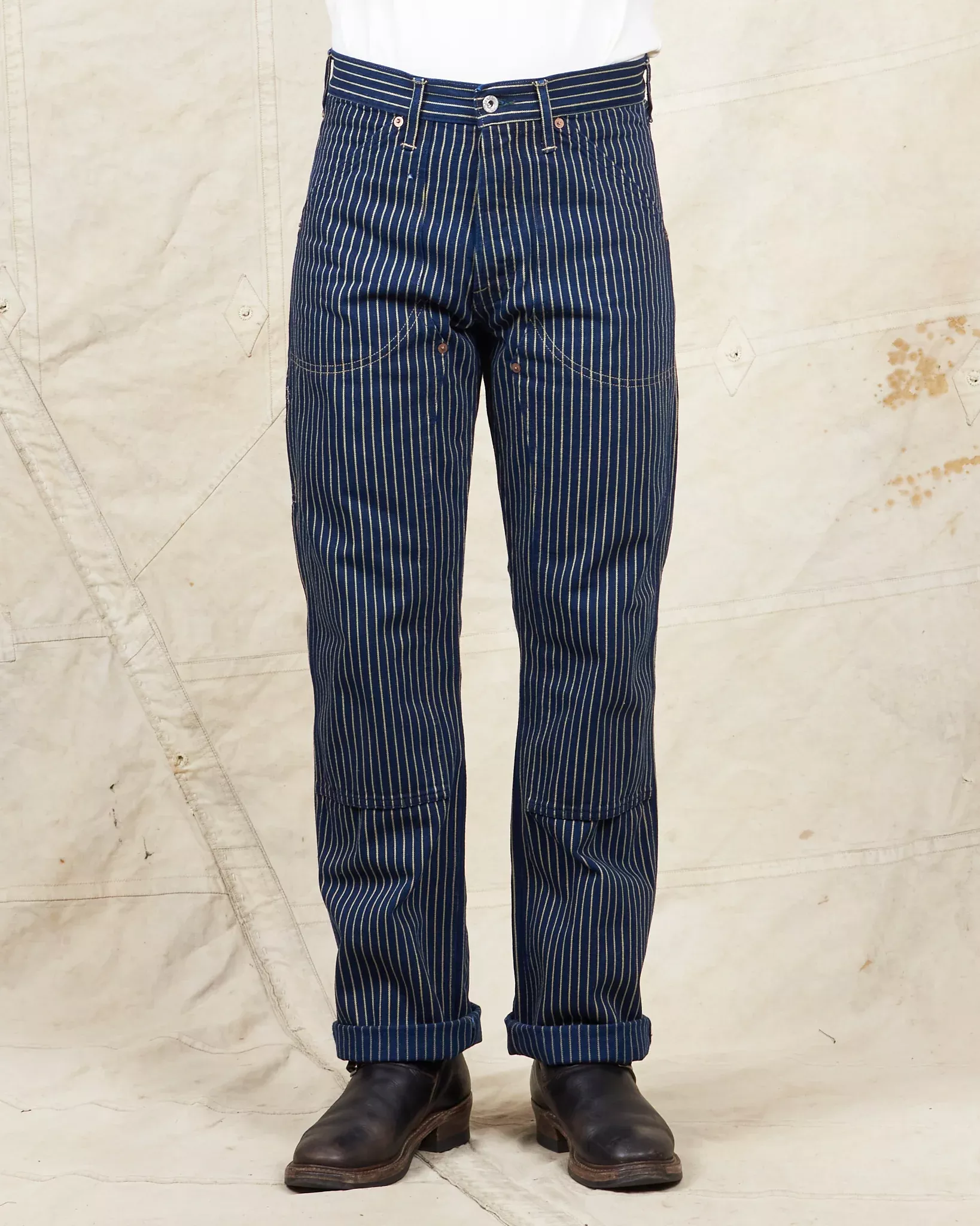 Indigofera Wendell Pants Single Stripe Rinsed
