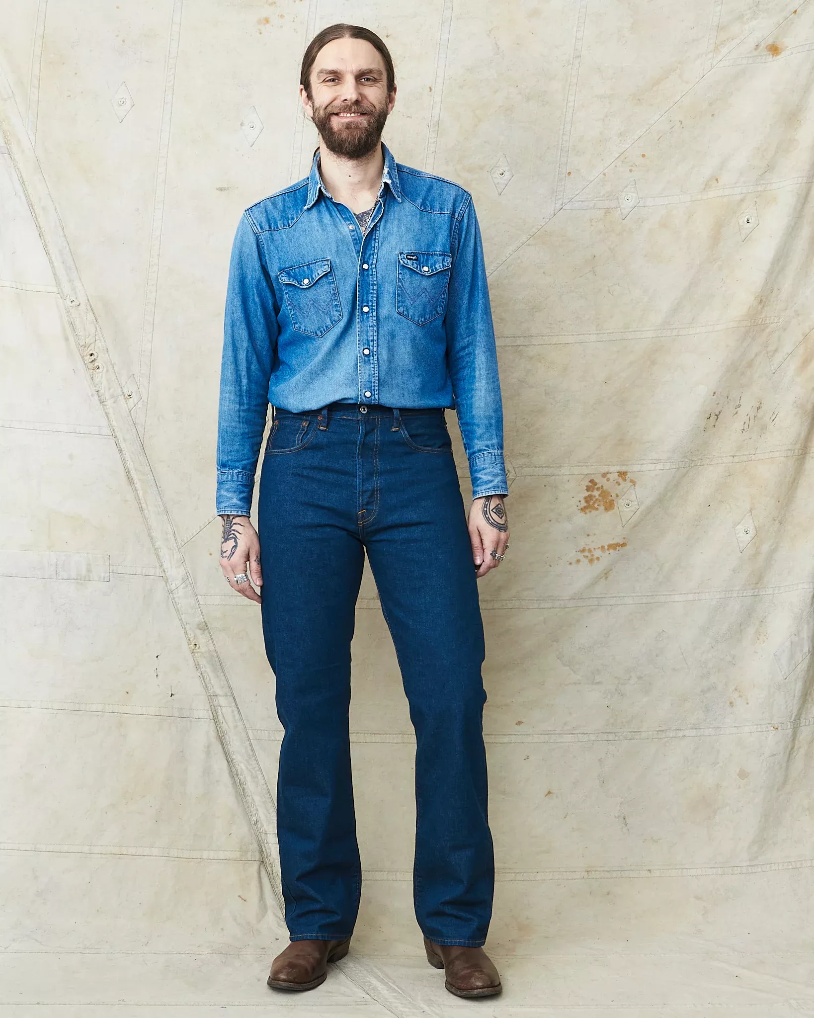 Indigofera Wyatt Jeans Stampede Broken Twill