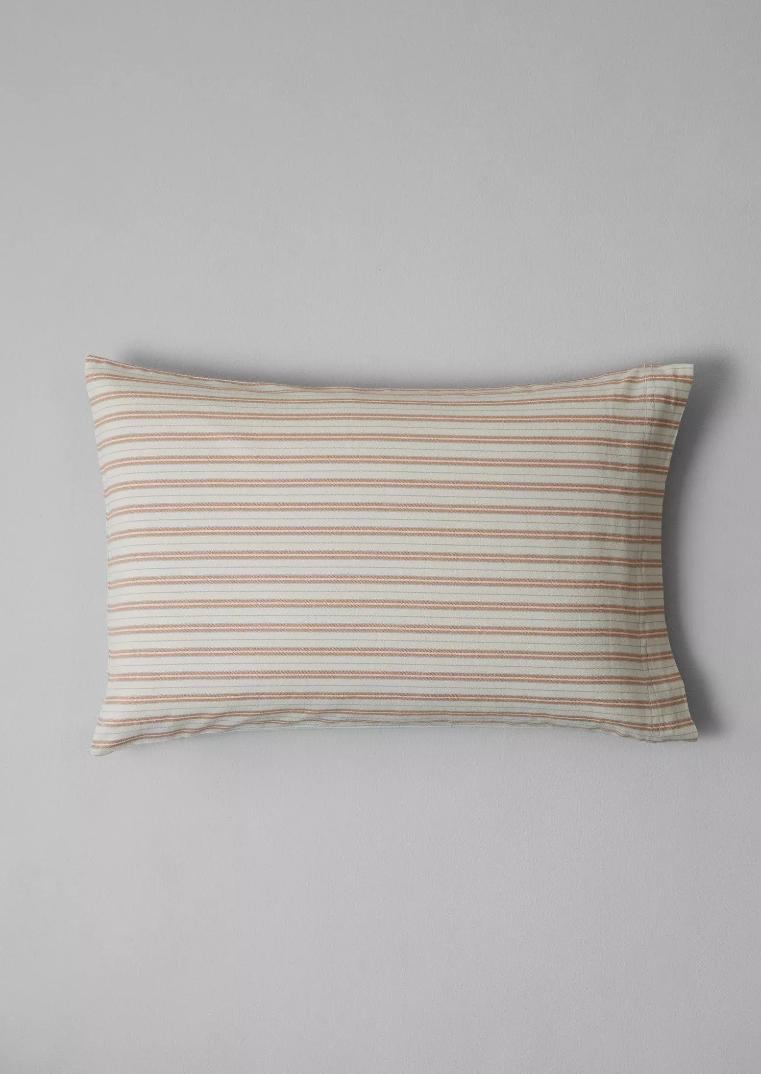 Ines Flannel Stripe Cotton Housewife Pillowcase Set