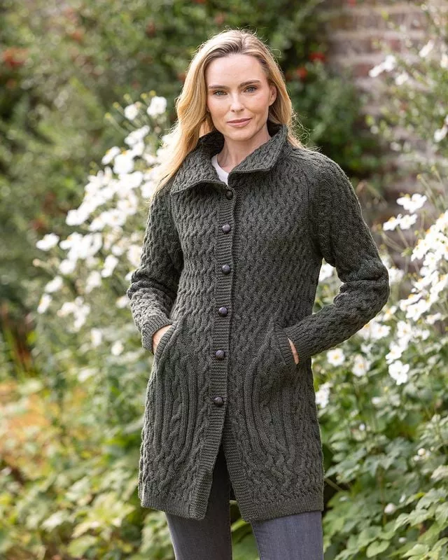 Irish Aran Coatigan Army