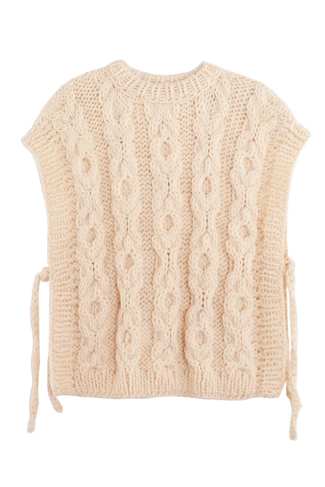 Ivory Noughts & Crosses Vest