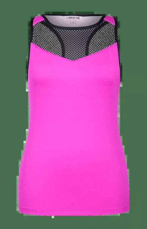 Izzy Peony Boat Neck Tank