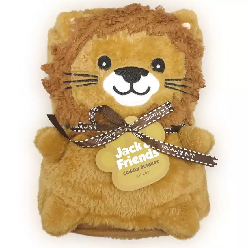 Jack & Friends Lion Cuddly Blanket