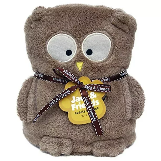 Jack & Friends Owl Cuddly Blanket