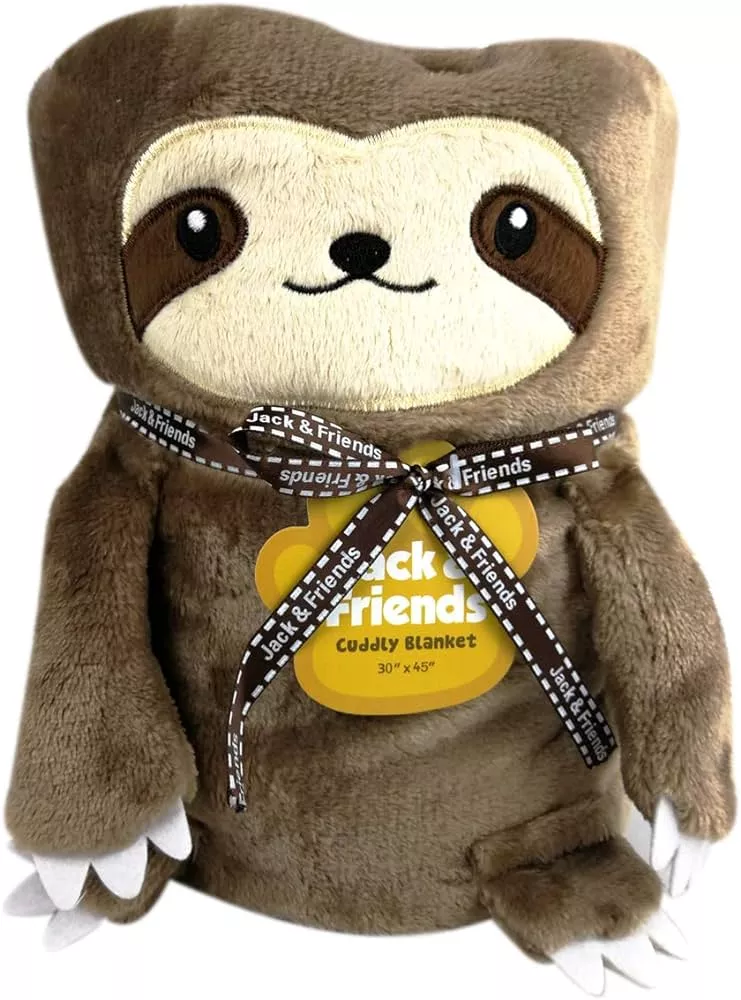Jack & Friends Sloth Cuddly Blanket