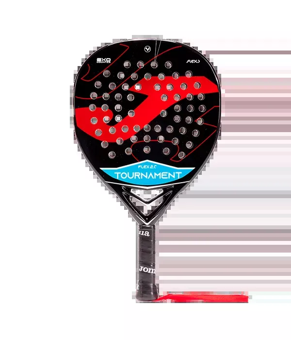 Joma Tournament Flex Negro/Rojo 2025 Padel Racket