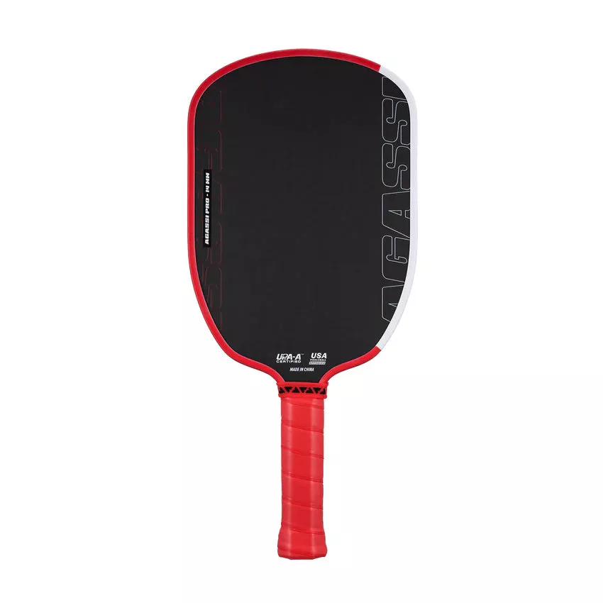 JOOLA Agassi Pro Carbon Paddle – 14 mm Propulsion Core, TechFlex Power