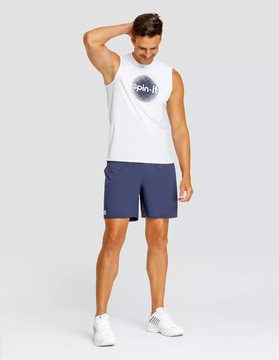 JOSH MUSCLE TANK - CHALK WHITE