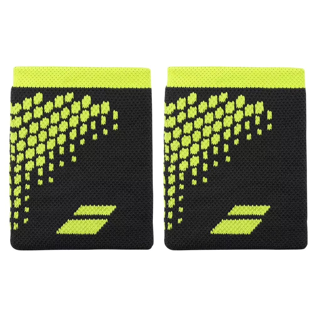 Jumbo Logo Tennis Wristbands Aero Grey