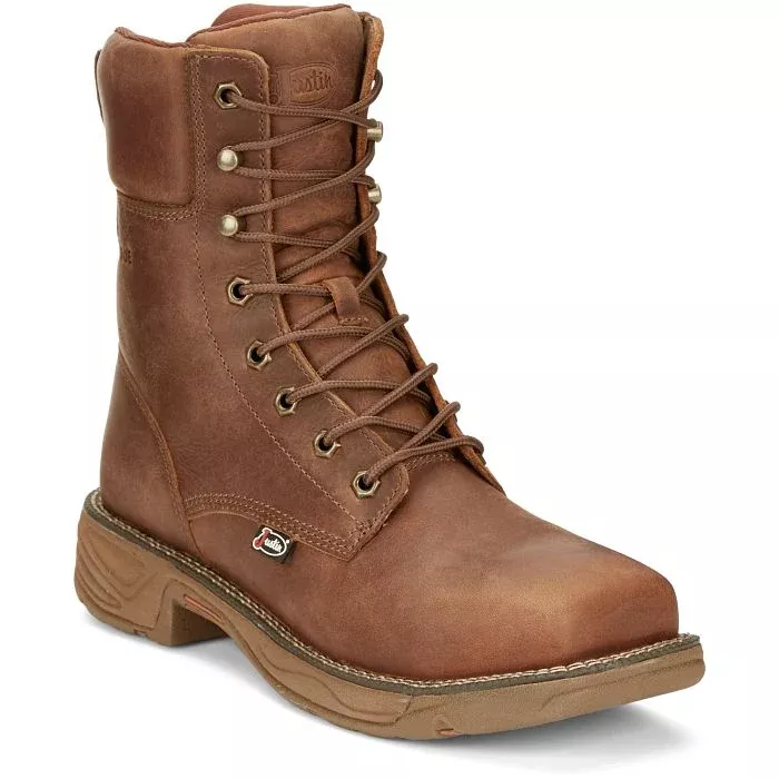 Justin Mens Rush Nano Composite Toe Waterproof Work Boots Style SE468