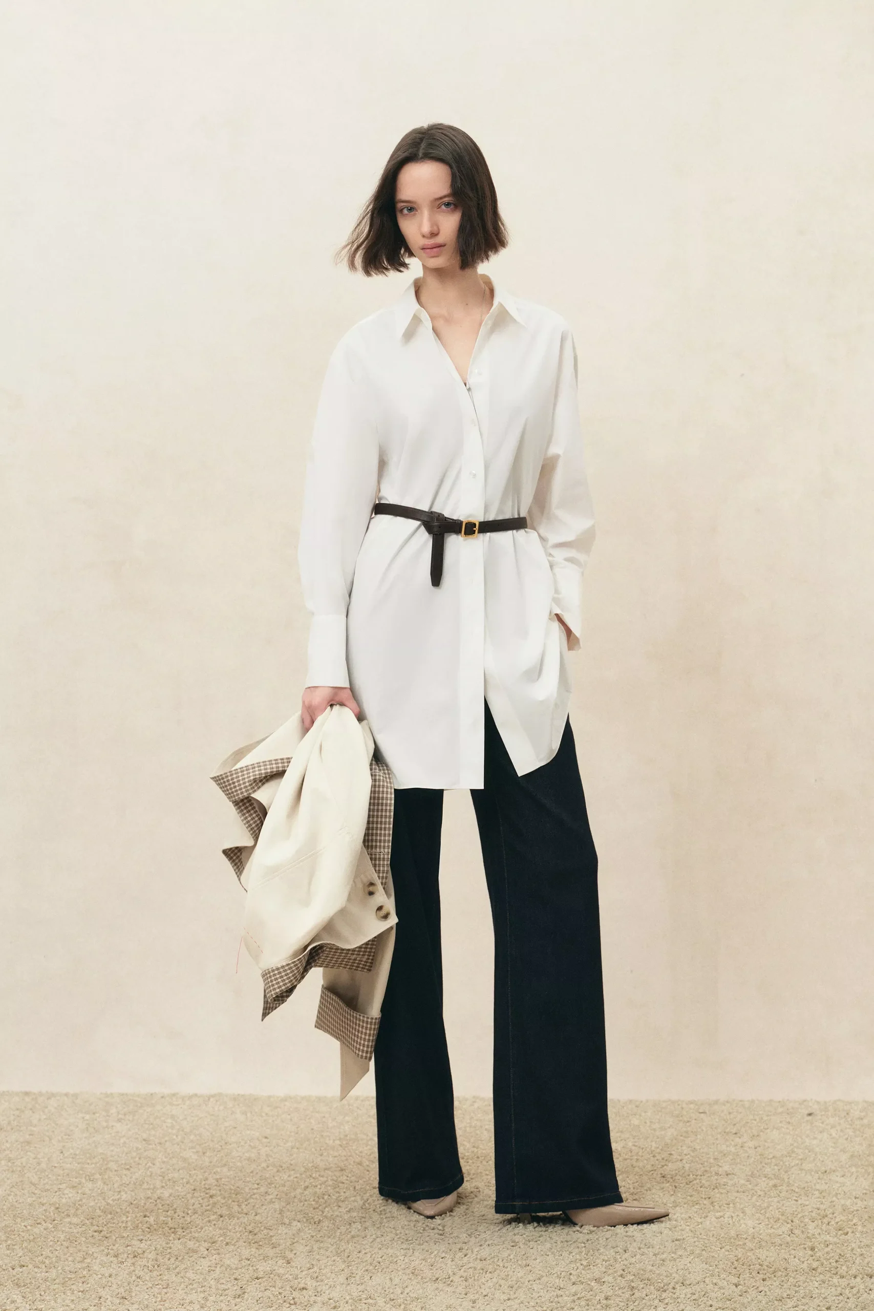 Kate High Low Oversized Shirt Dress