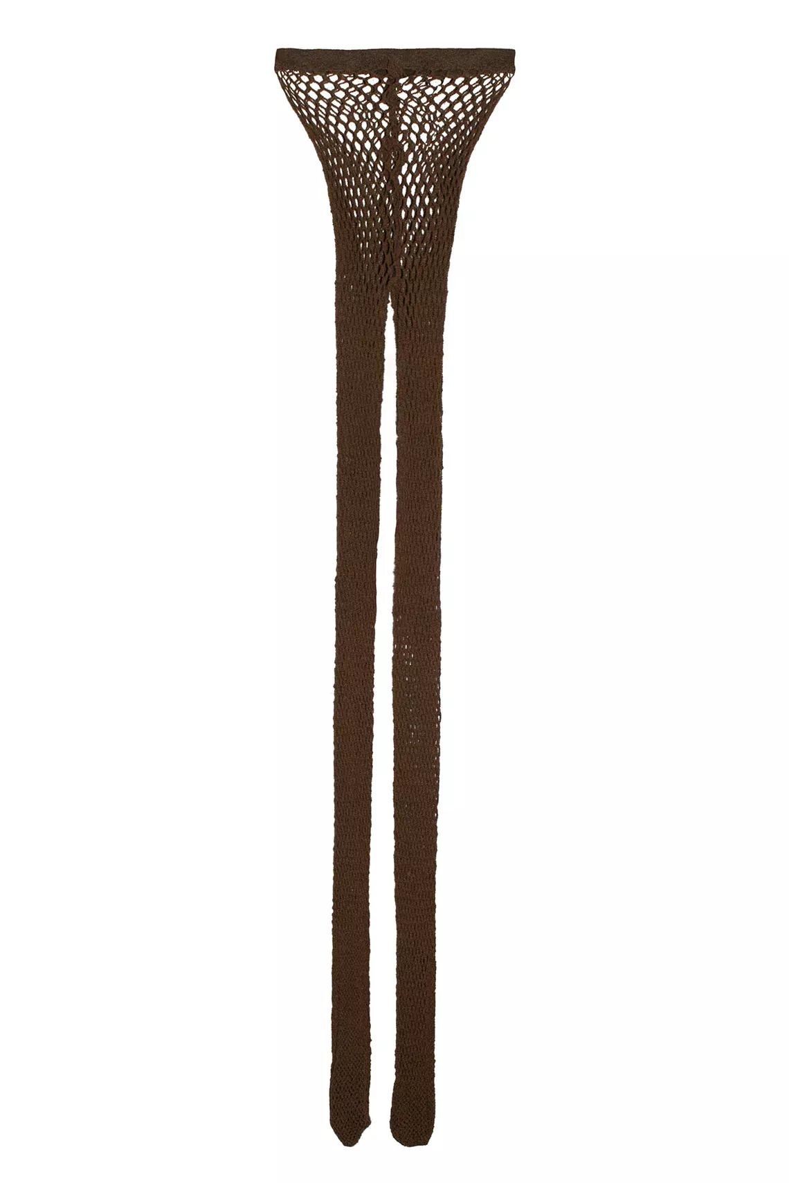 Khaki Brown Fishnet Tights