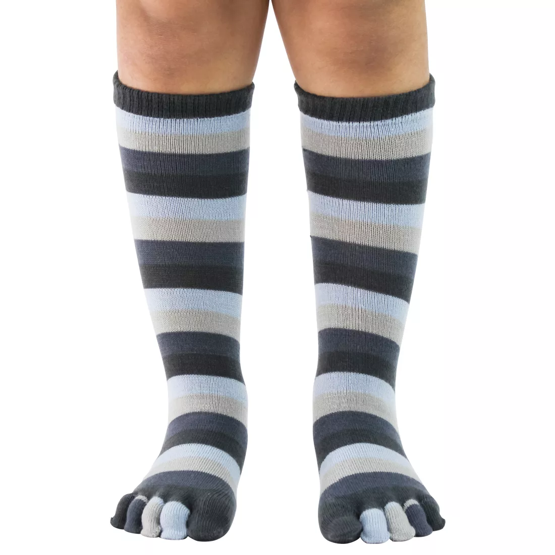 Kid's Denim Stripe Toe Socks