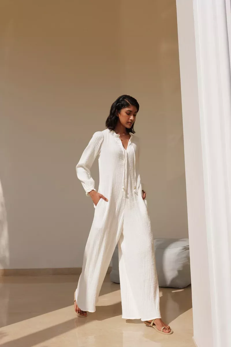 Kos Jumpsuit (Ivory)