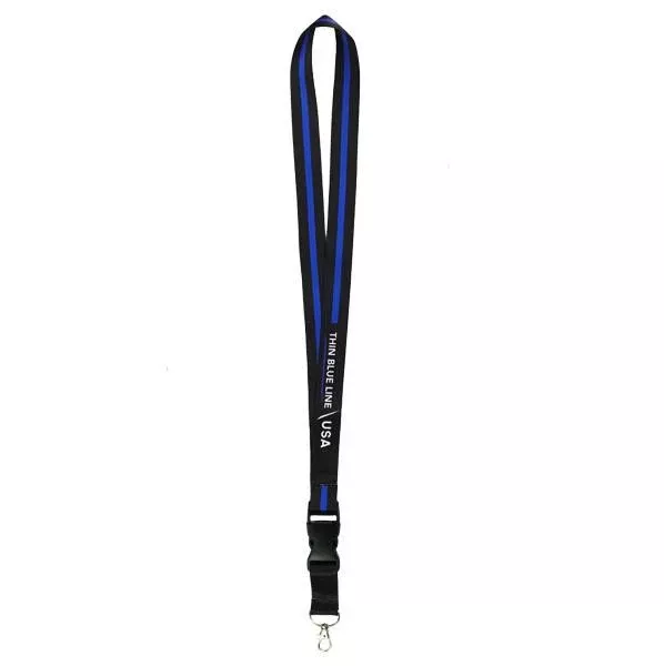 Lanyard - Thin Blue Line Classic