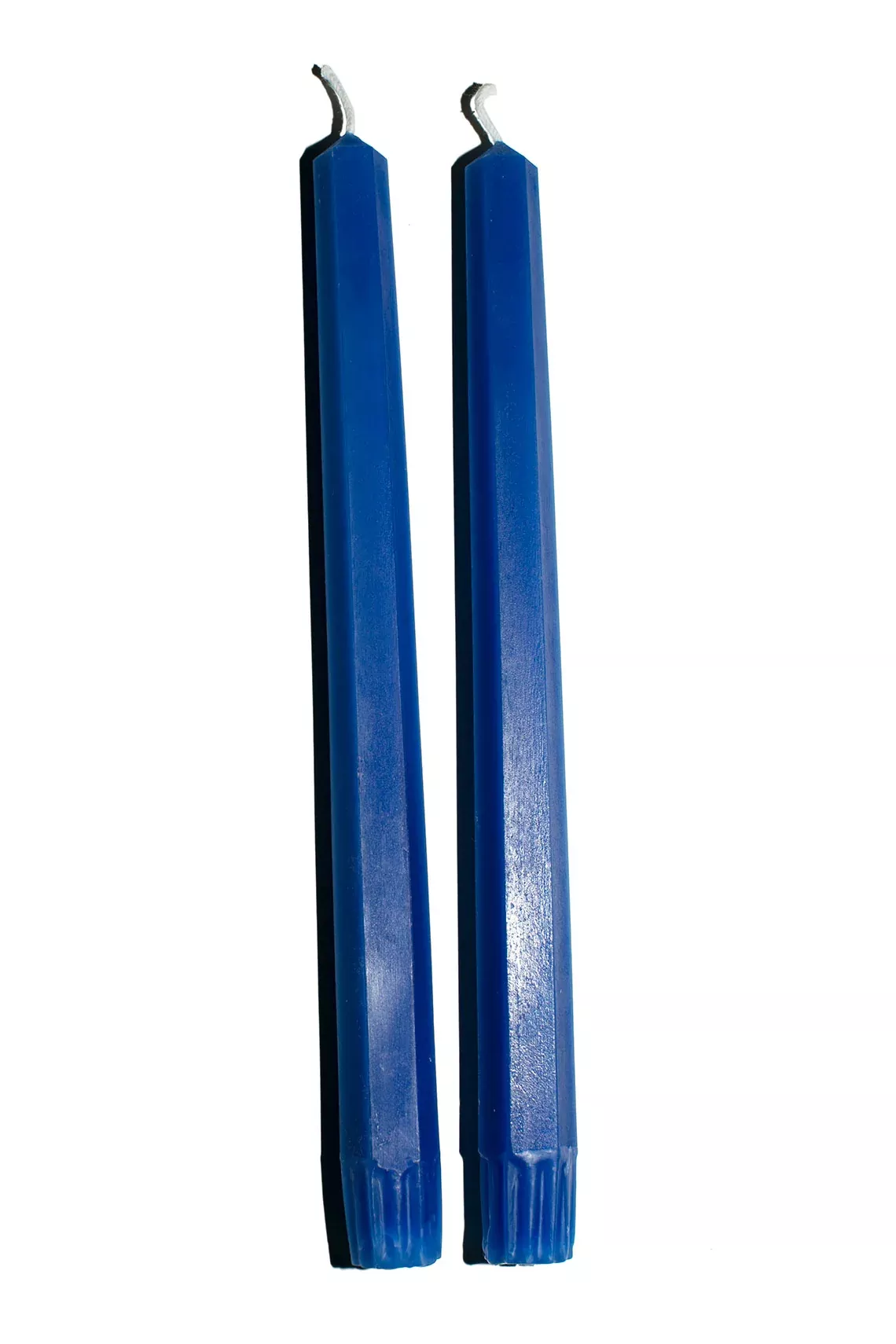 Lapis 10" Hex Taper Candle