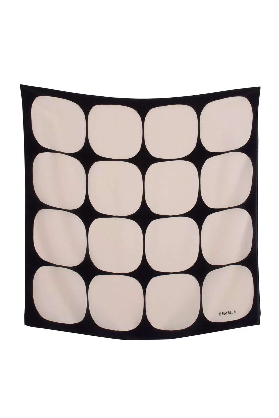 Large Noir Forma Scarf